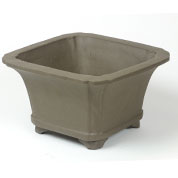 Vaso Cermica Bonsai - Quadrado -  C.32 x A.19 cm